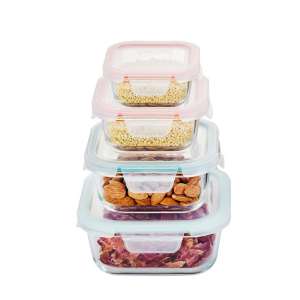 Best glass food storage containers square