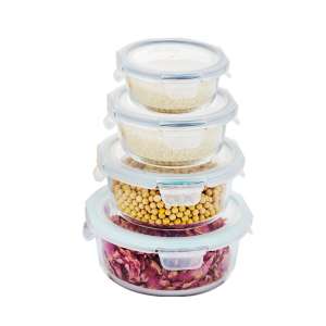 Best glass food storage containers round