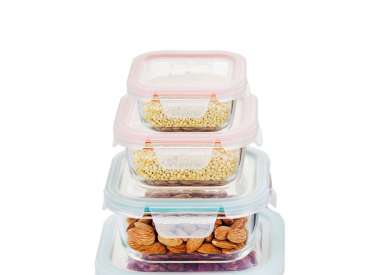 Best glass food storage containers square