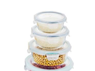 Best glass food storage containers round