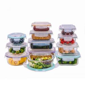 Glass Food Storage Containers With Lids Airtight