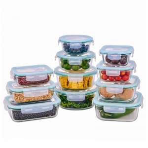 Airtight Glass containers with vented lid