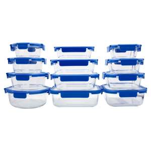 Glass Food Storage Container with Glass Lid