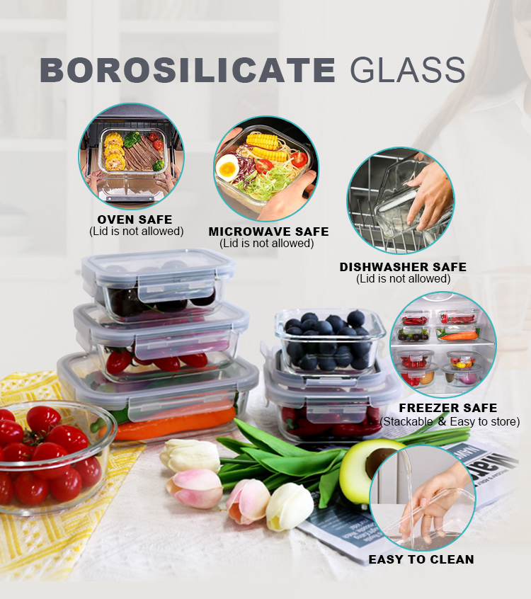 Best glass food storage containers round